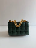 Chain Cassette en cuir