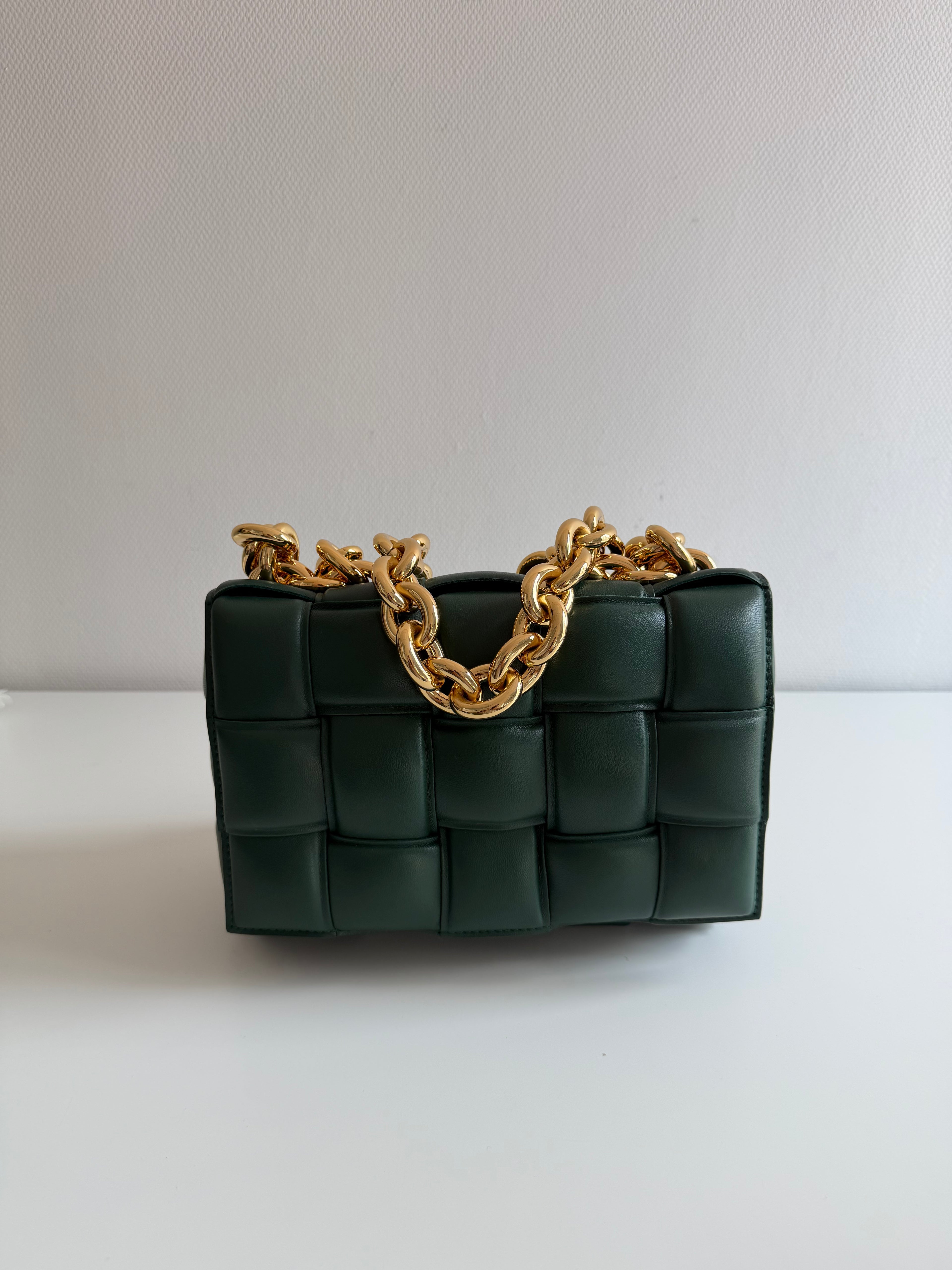 Chain Cassette en cuir
