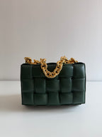 Chain Cassette en cuir