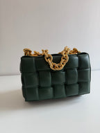 Chain Cassette en cuir