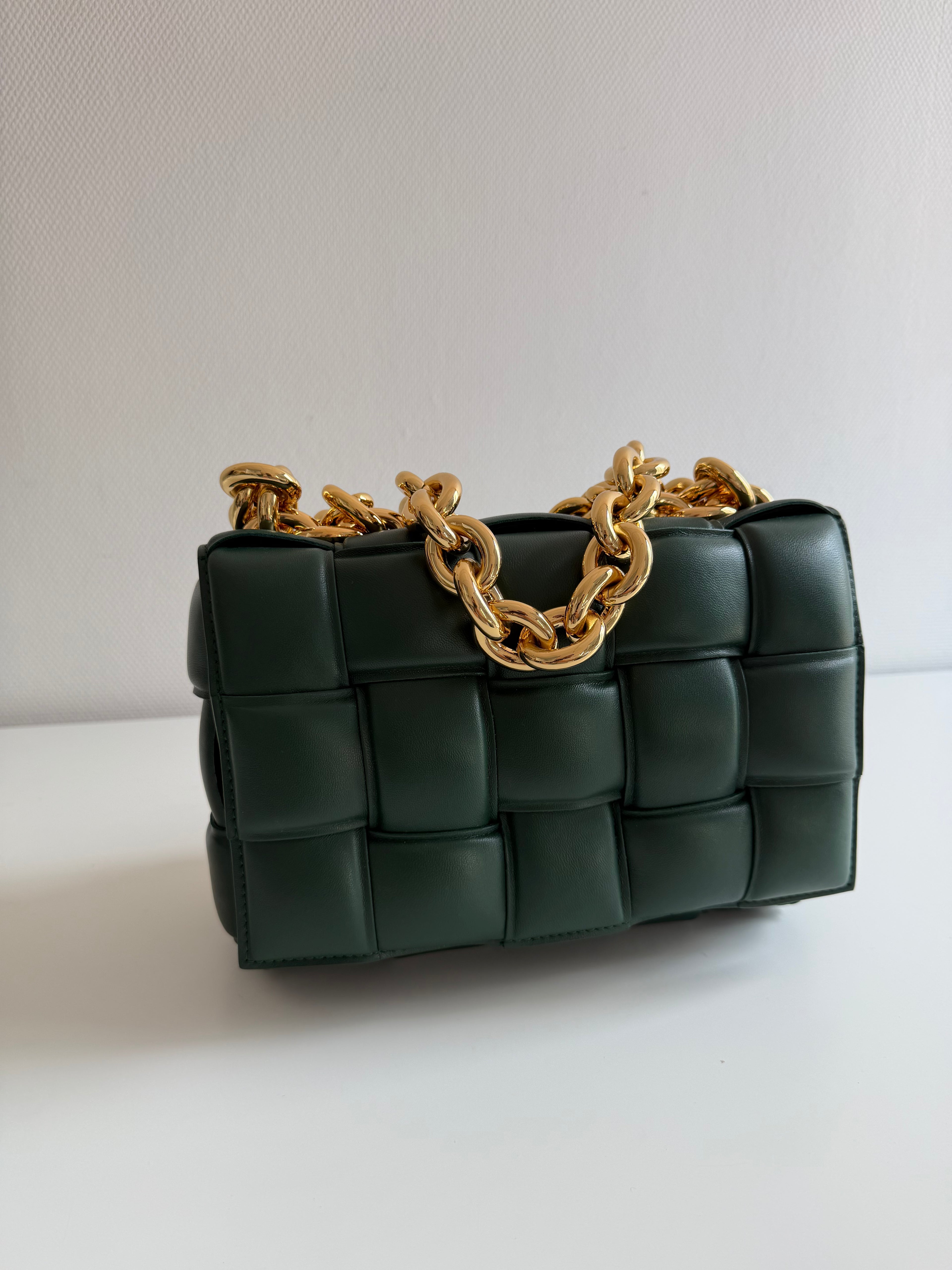 Chain Cassette en cuir