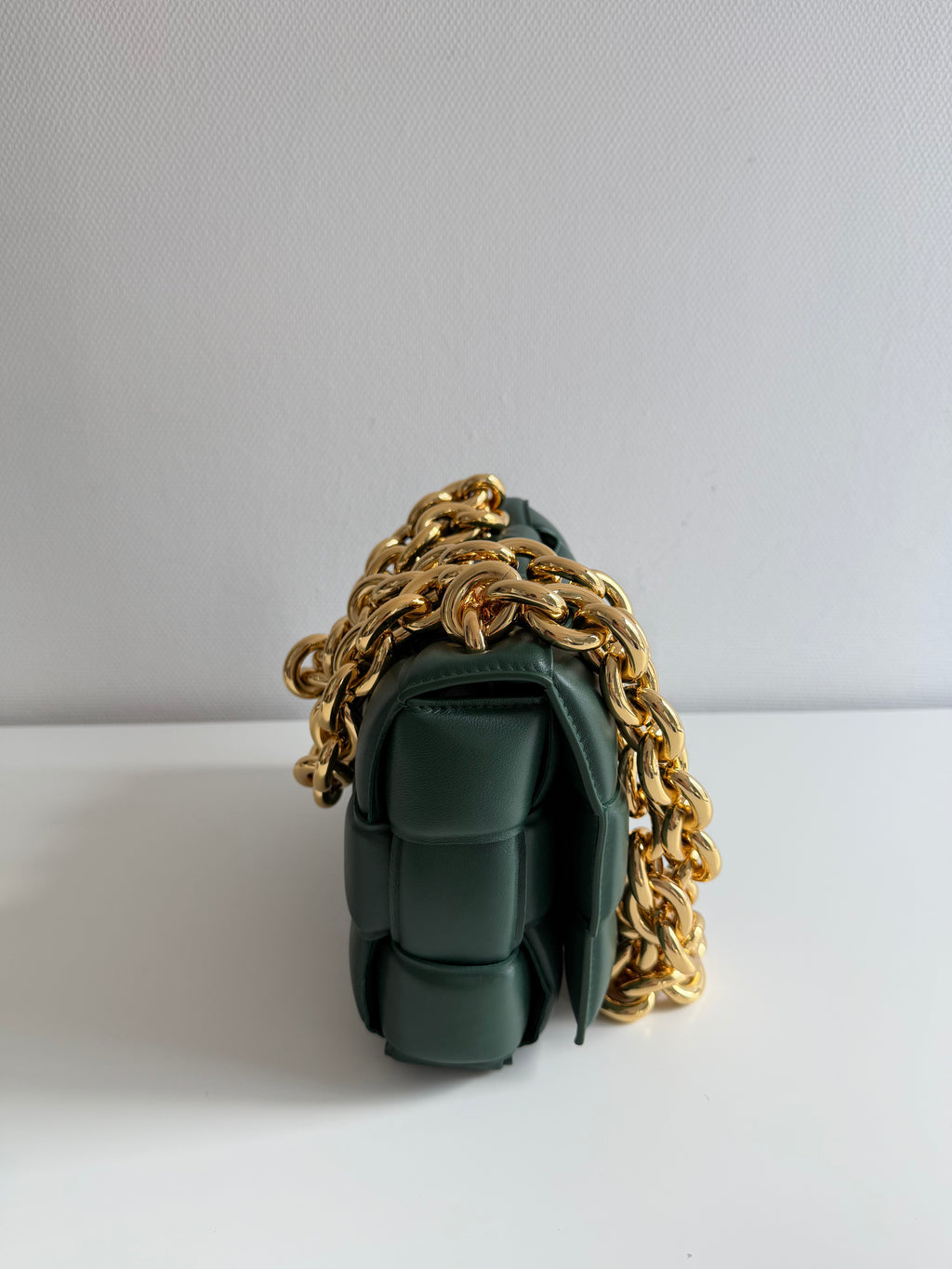 Chain Cassette en cuir