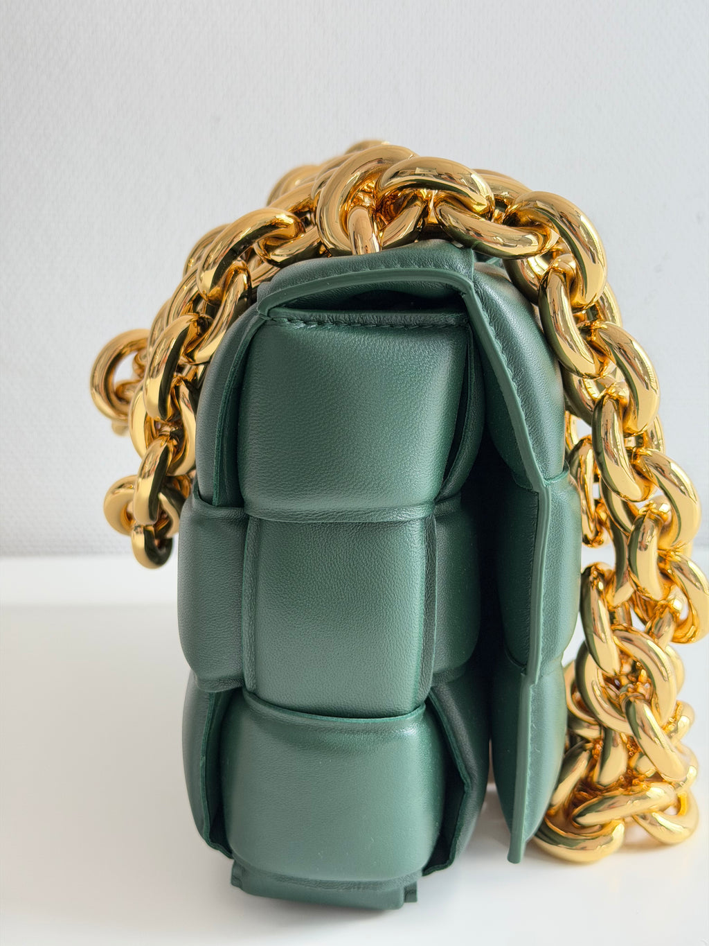 Chain Cassette en cuir