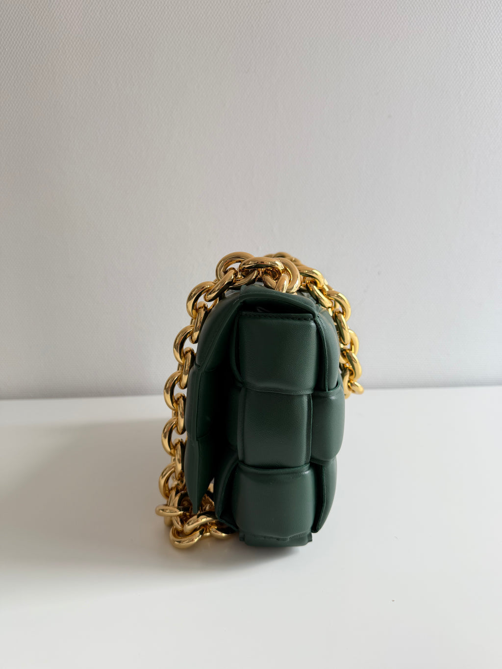 Chain Cassette en cuir