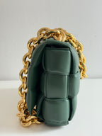 Chain Cassette en cuir
