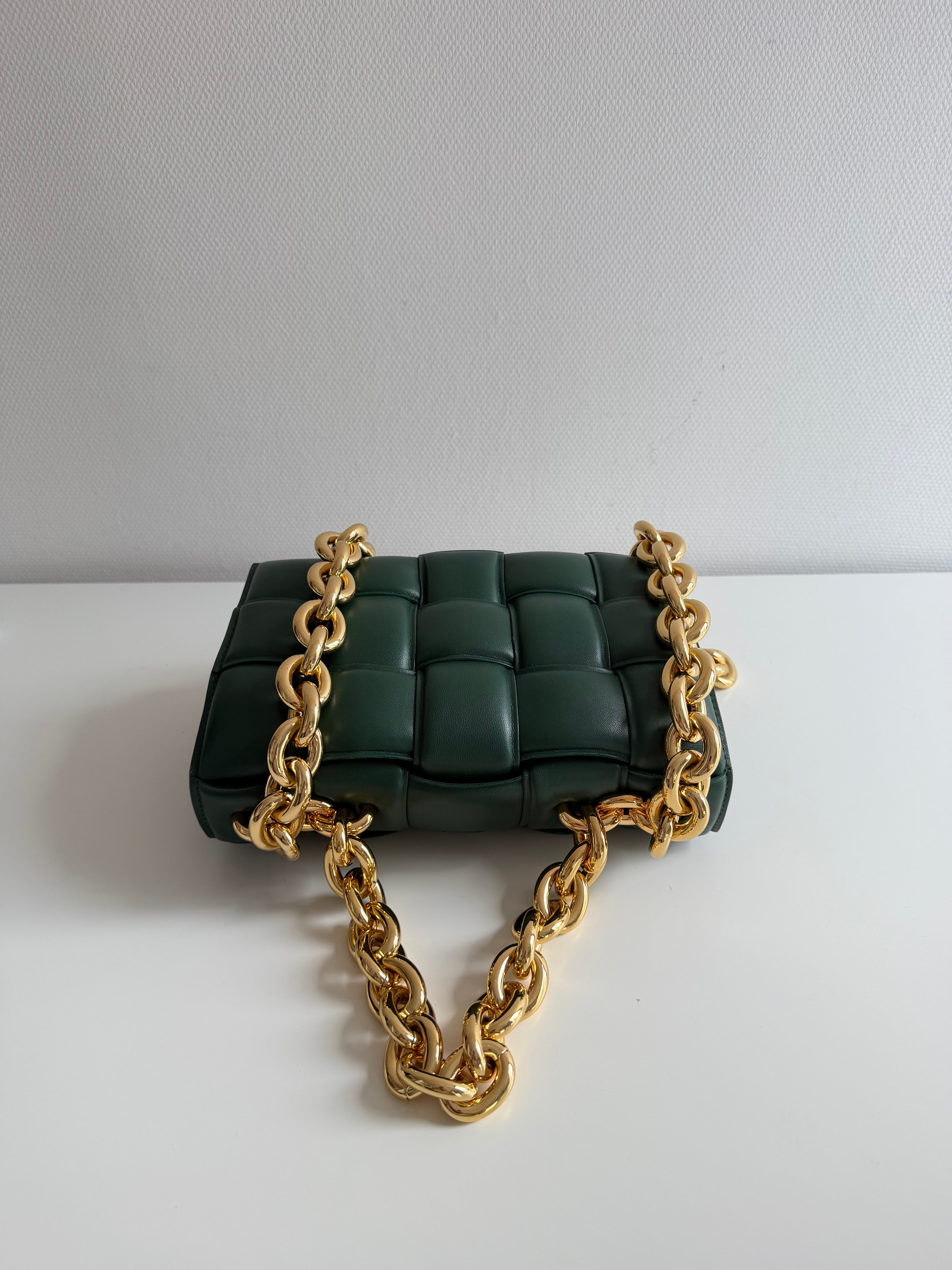 Chain Cassette en cuir