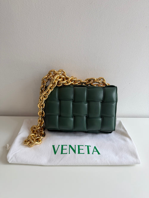 Chain Cassette en cuir