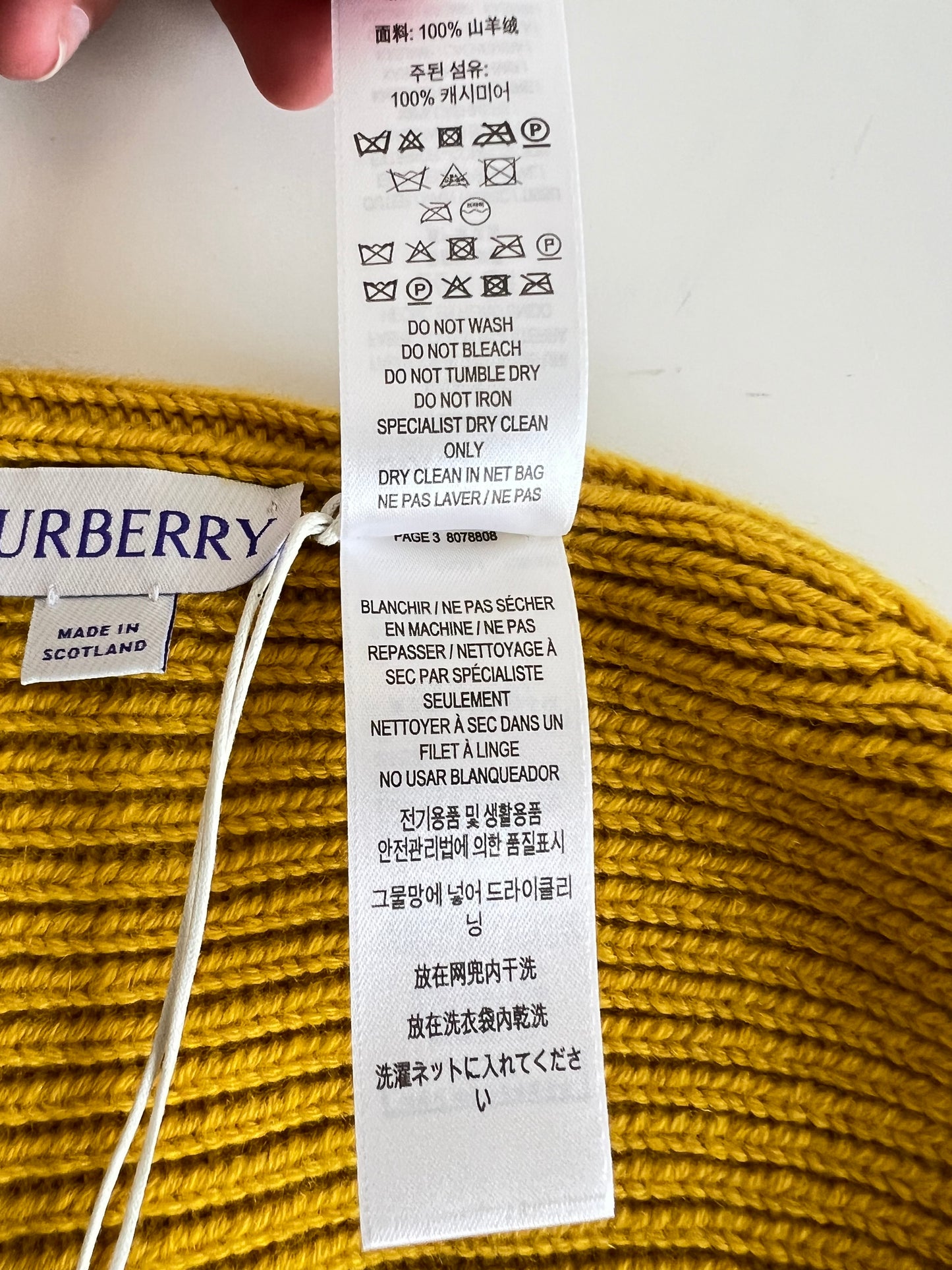 Bonnet Burberry