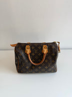 Speedy 25 en toile Monogram marron
