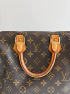 Speedy 25 en toile Monogram marron