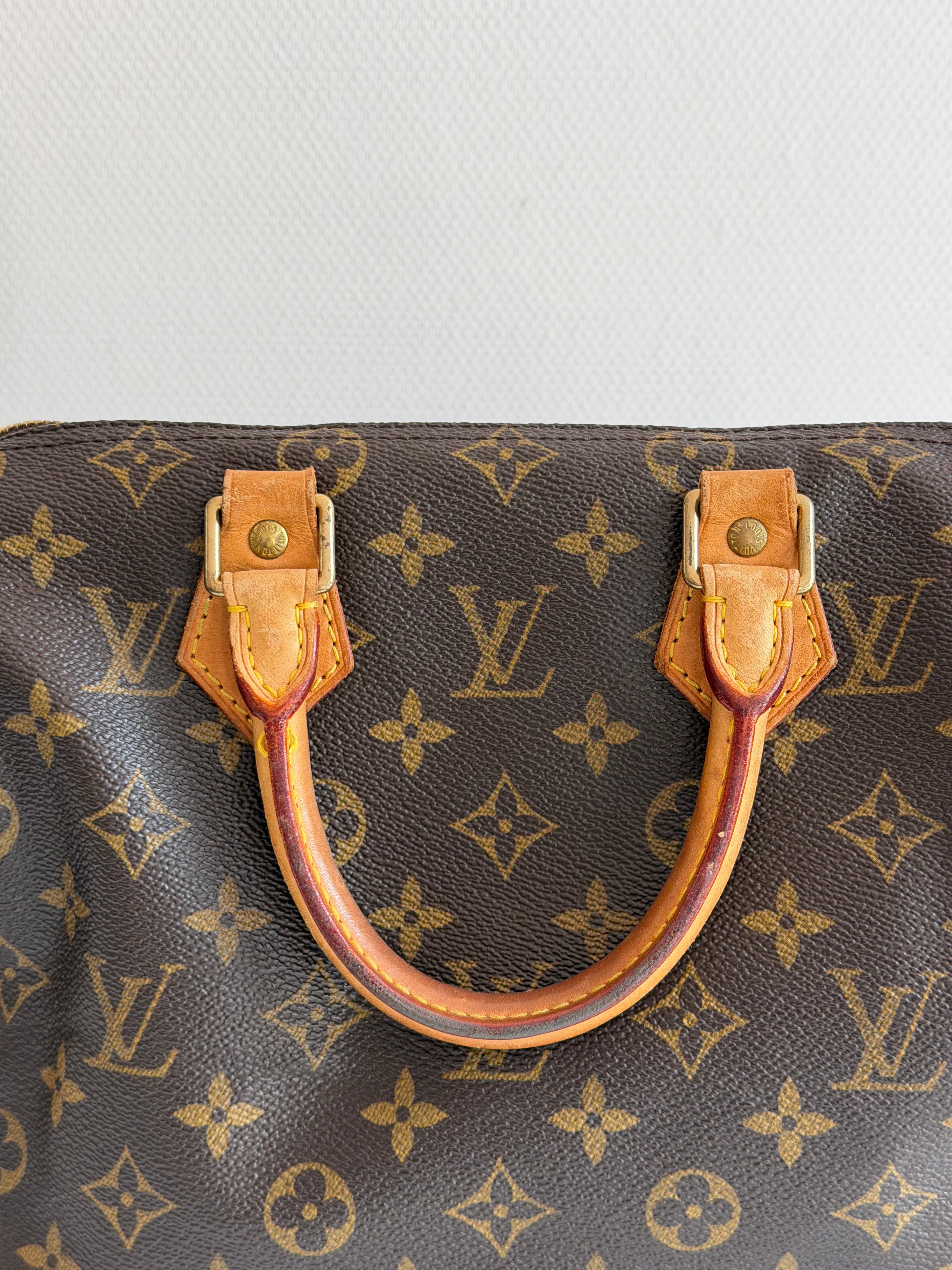 Speedy 25 en toile Monogram marron