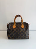 Speedy 25 en toile Monogram marron