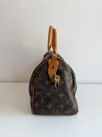Speedy 25 en toile Monogram marron