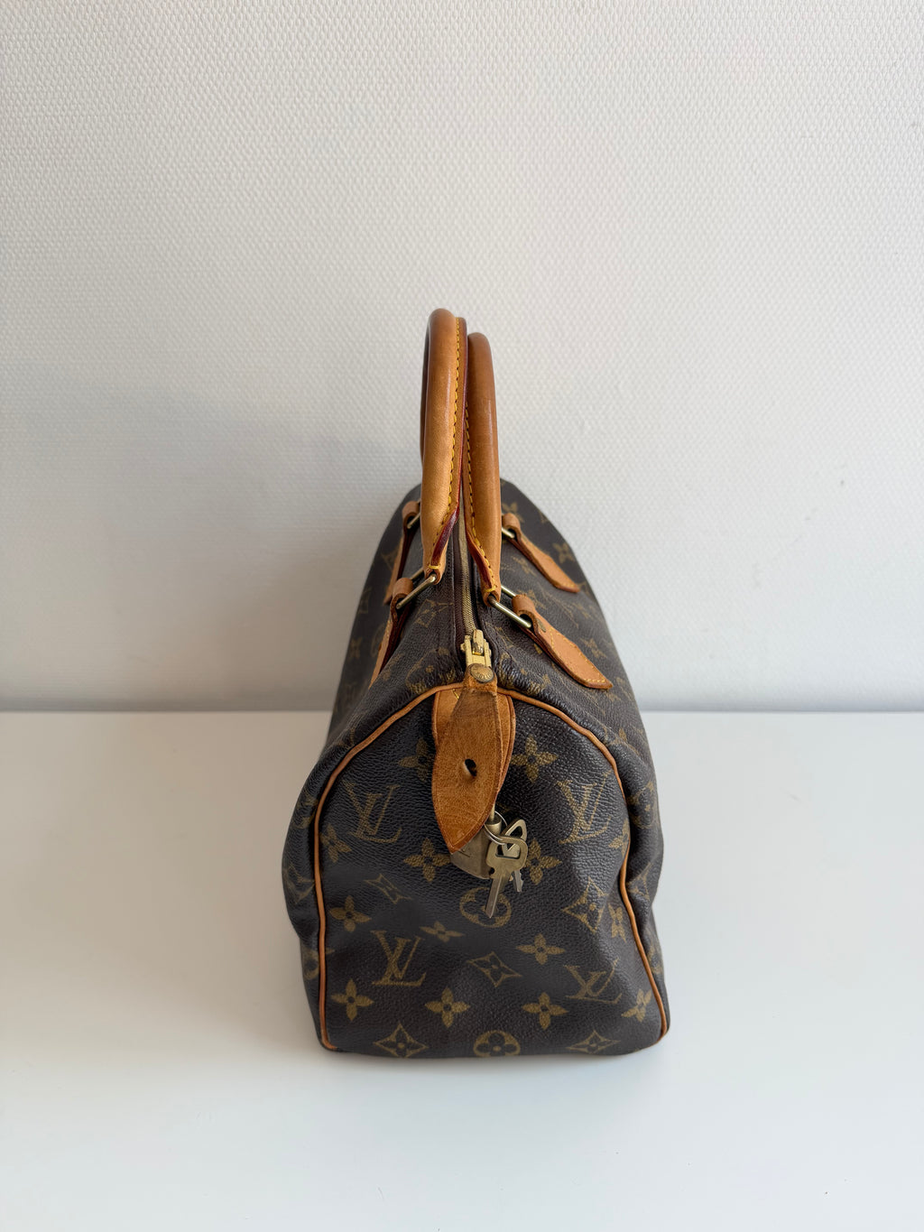 Speedy 25 en toile Monogram marron