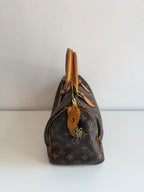 Speedy 25 en toile Monogram marron
