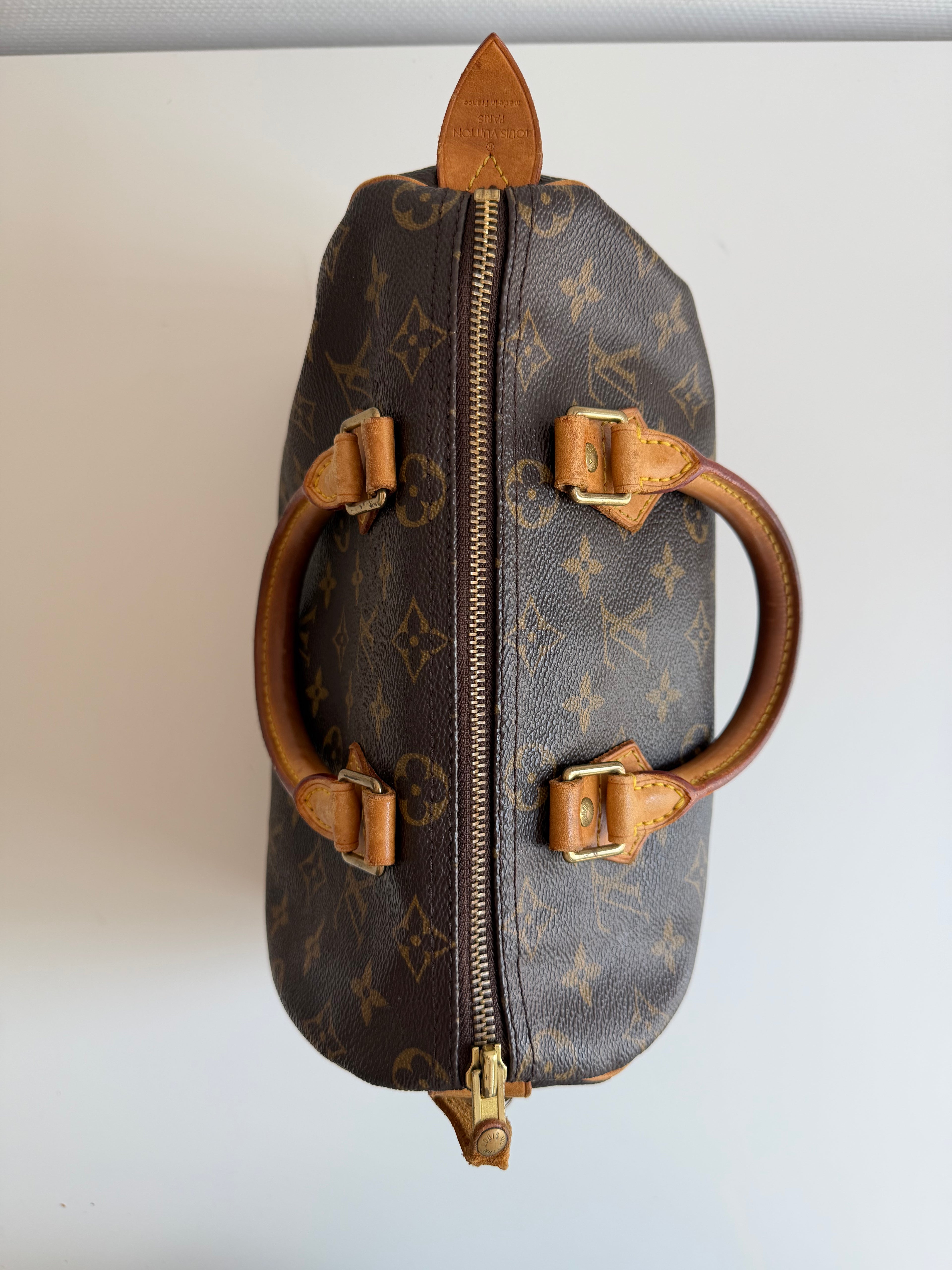 Speedy 25 en toile Monogram marron