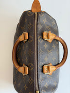 Speedy 25 en toile Monogram marron