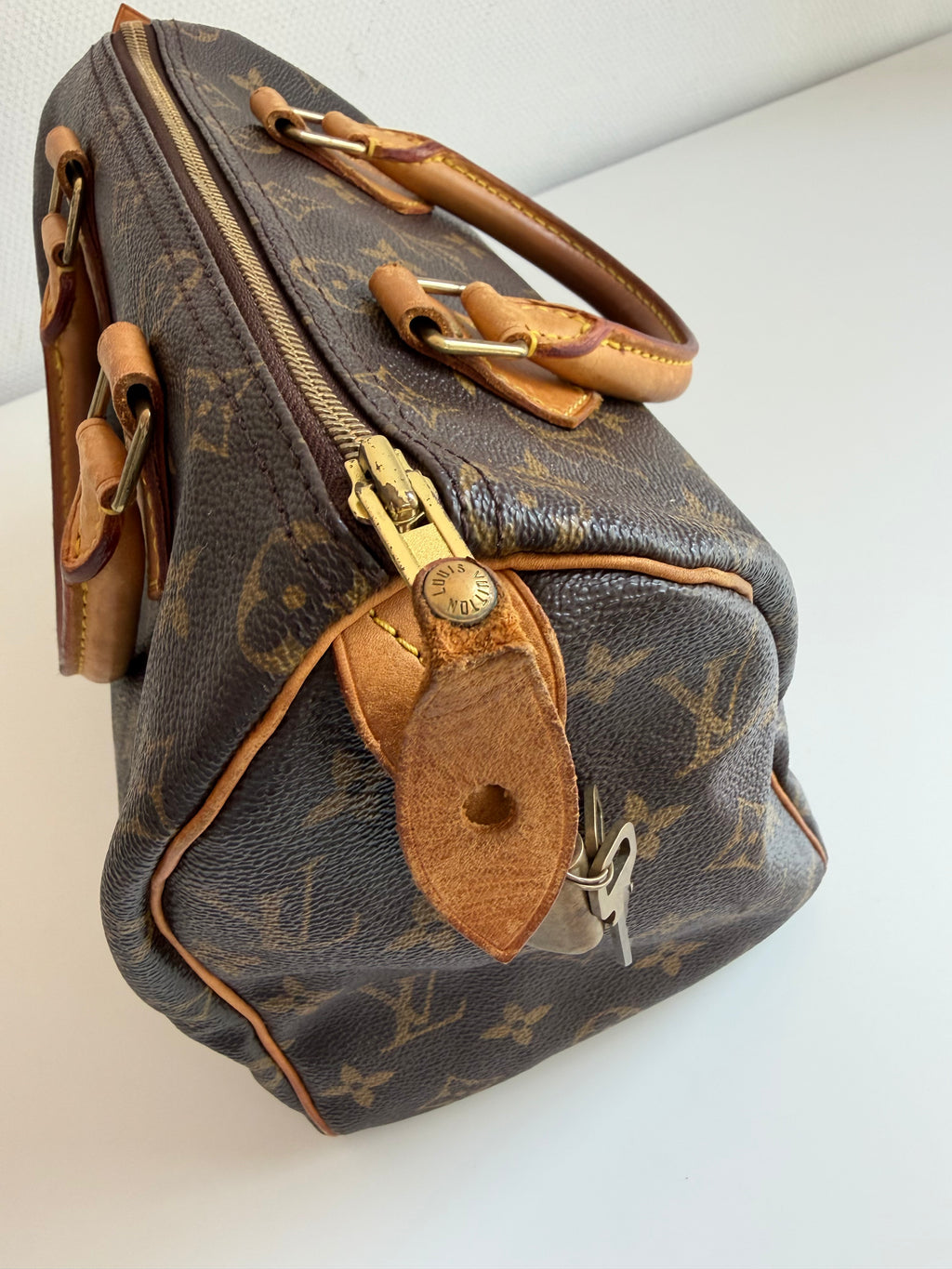 Speedy 25 en toile Monogram marron