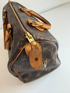 Speedy 25 en toile Monogram marron