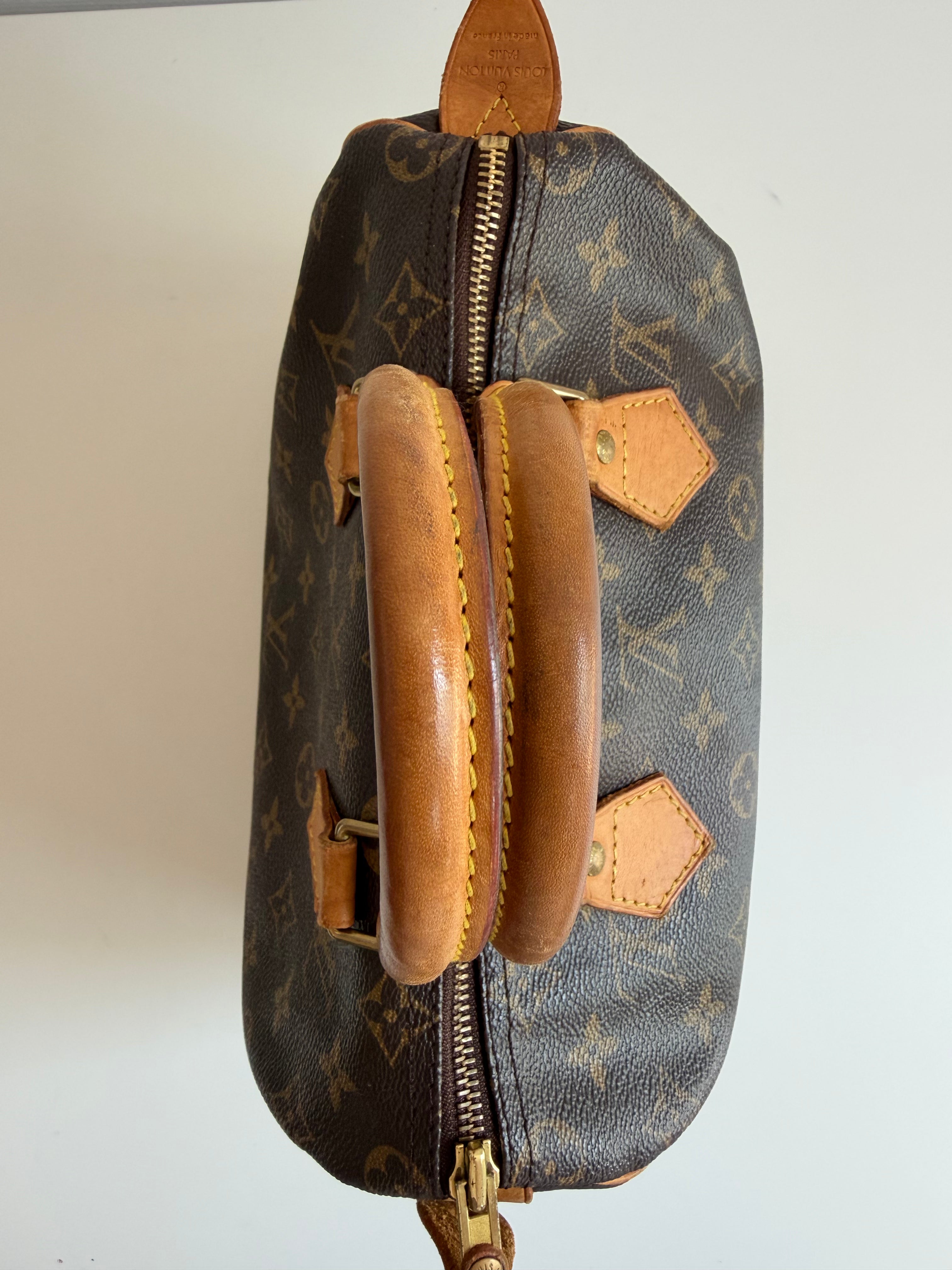 Speedy 25 en toile Monogram marron