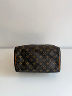 Speedy 25 en toile Monogram marron