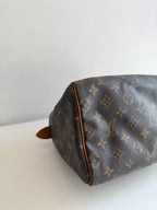 Speedy 25 en toile Monogram marron