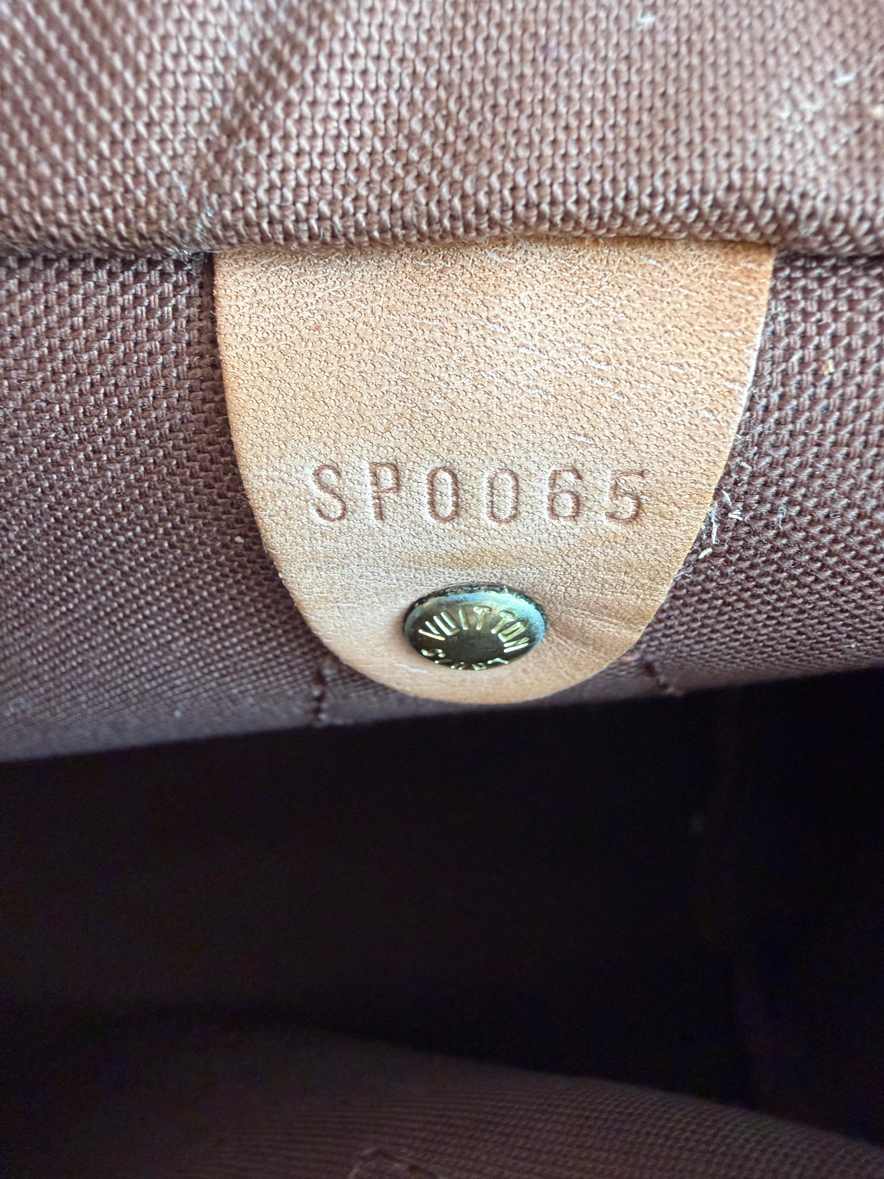 Speedy 25 en toile Monogram marron