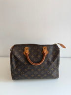 Speedy 30 en toile Monogram marron