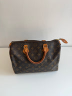 Speedy 30 en toile Monogram marron