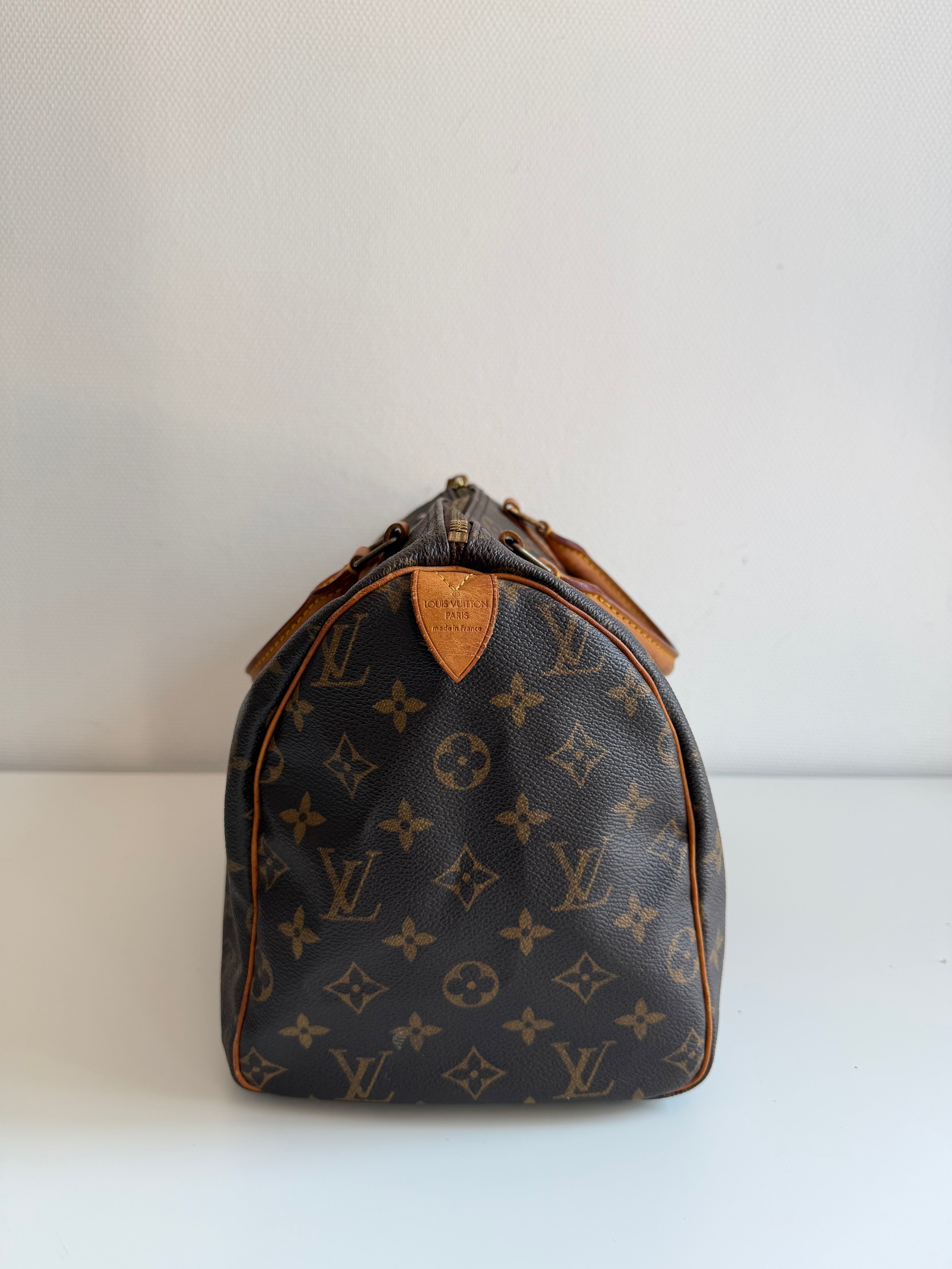 Speedy 30 en toile Monogram marron
