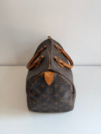 Speedy 30 en toile Monogram marron