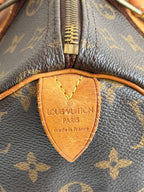 Speedy 30 en toile Monogram marron