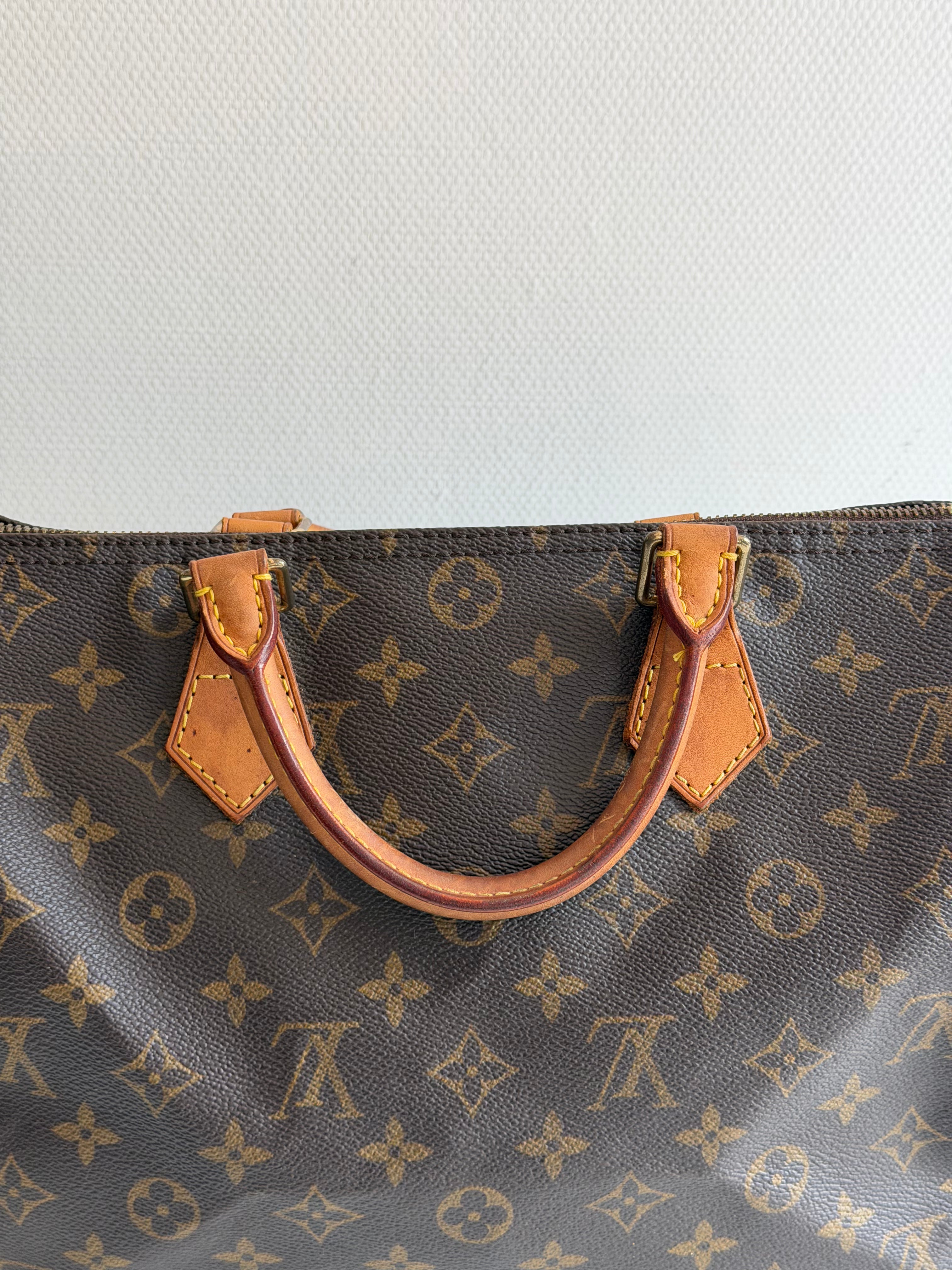 Speedy 30 en toile Monogram marron