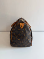 Speedy 30 en toile Monogram marron