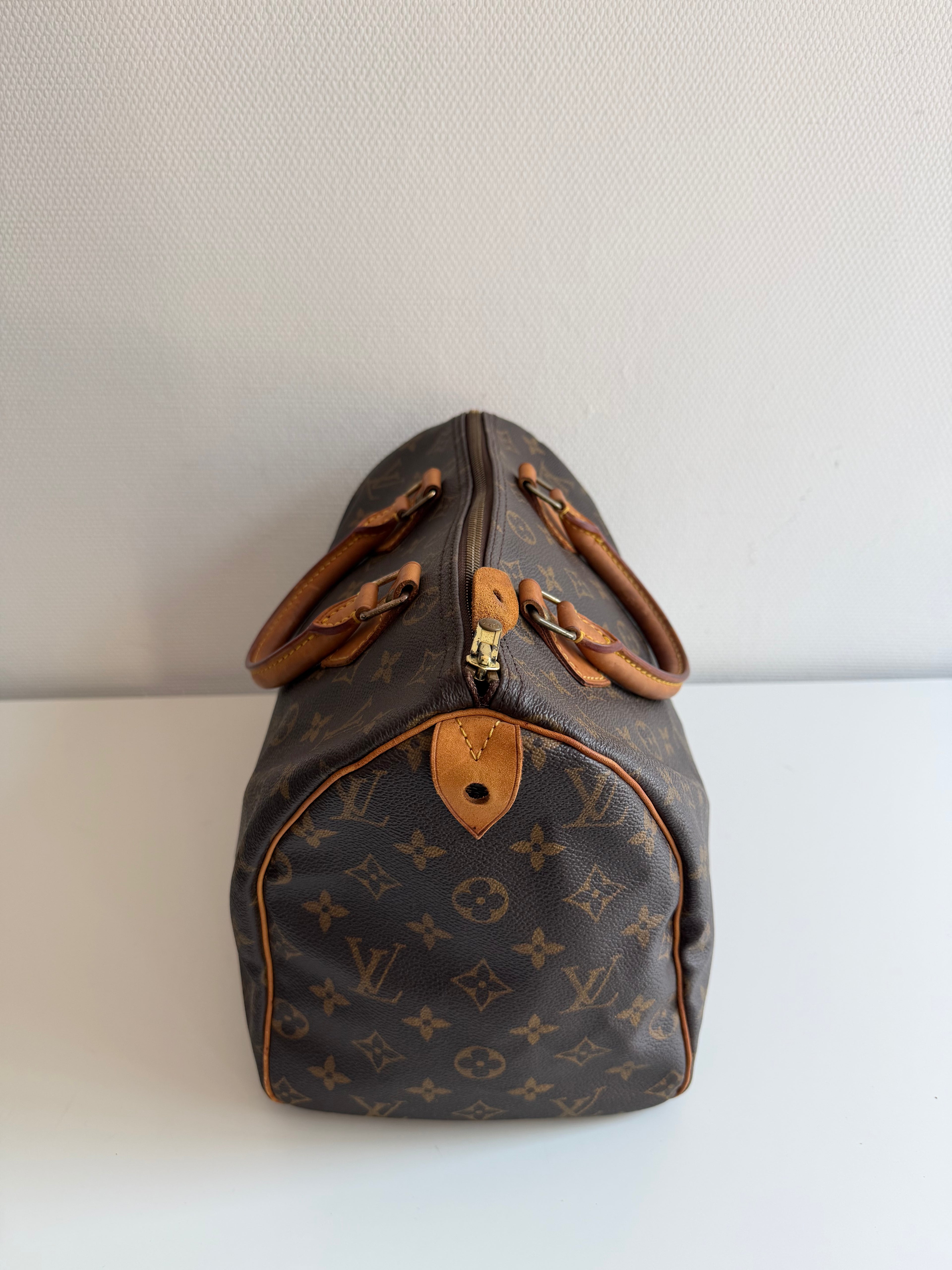 Speedy 30 en toile Monogram marron