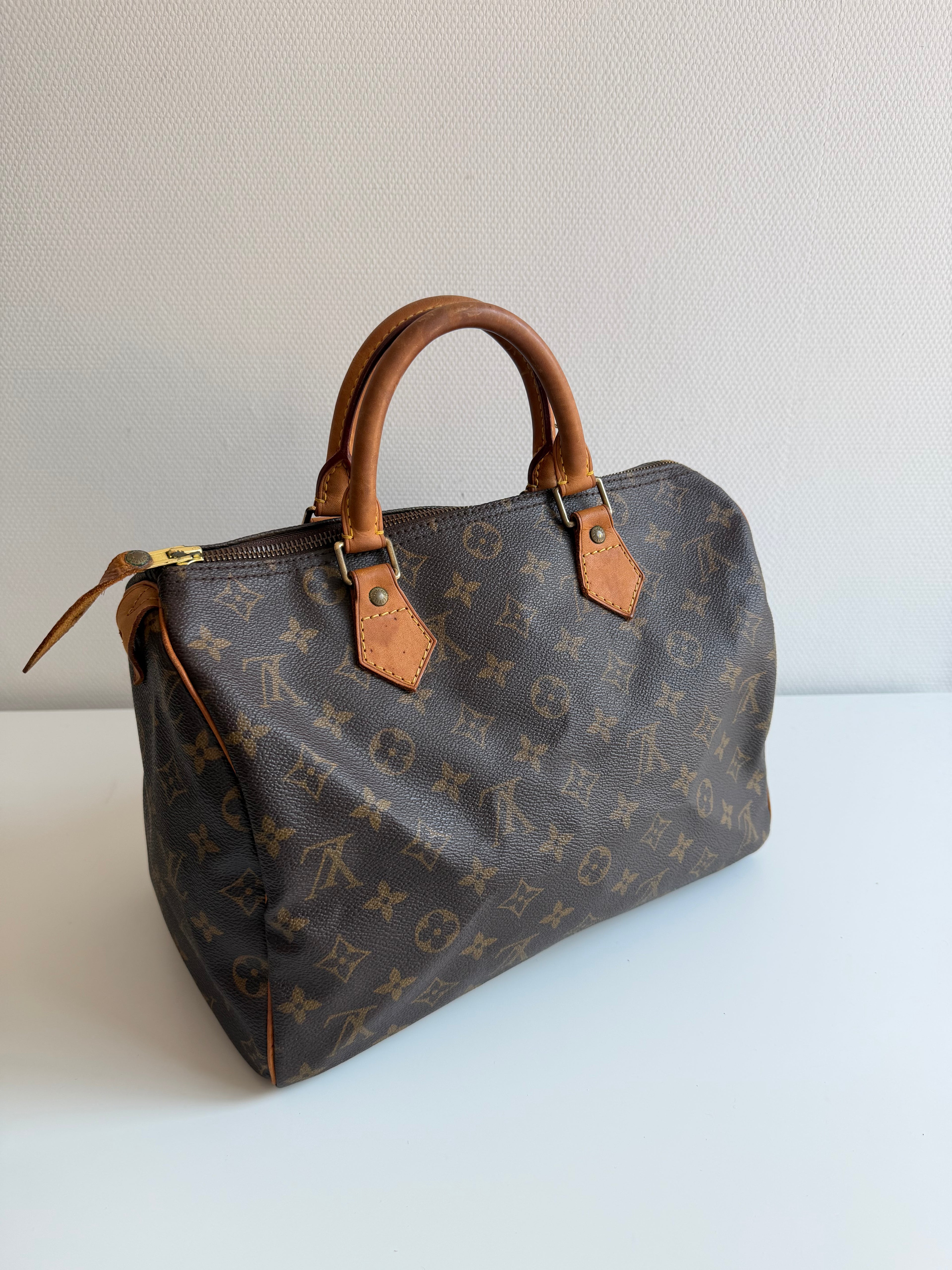 Speedy 30 en toile Monogram marron