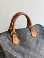 Speedy 30 en toile Monogram marron