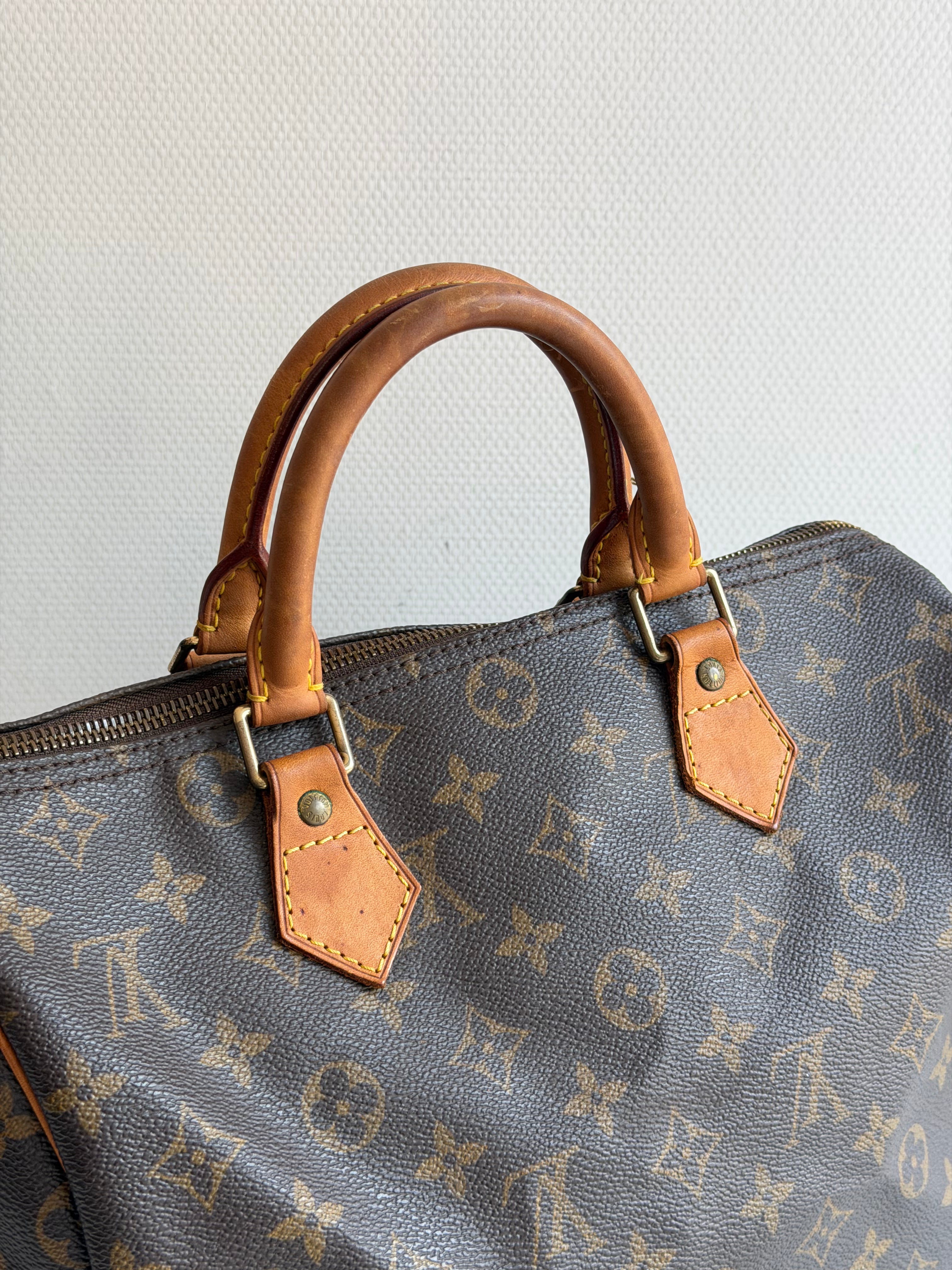 Speedy 30 en toile Monogram marron