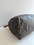 Speedy 30 en toile Monogram marron