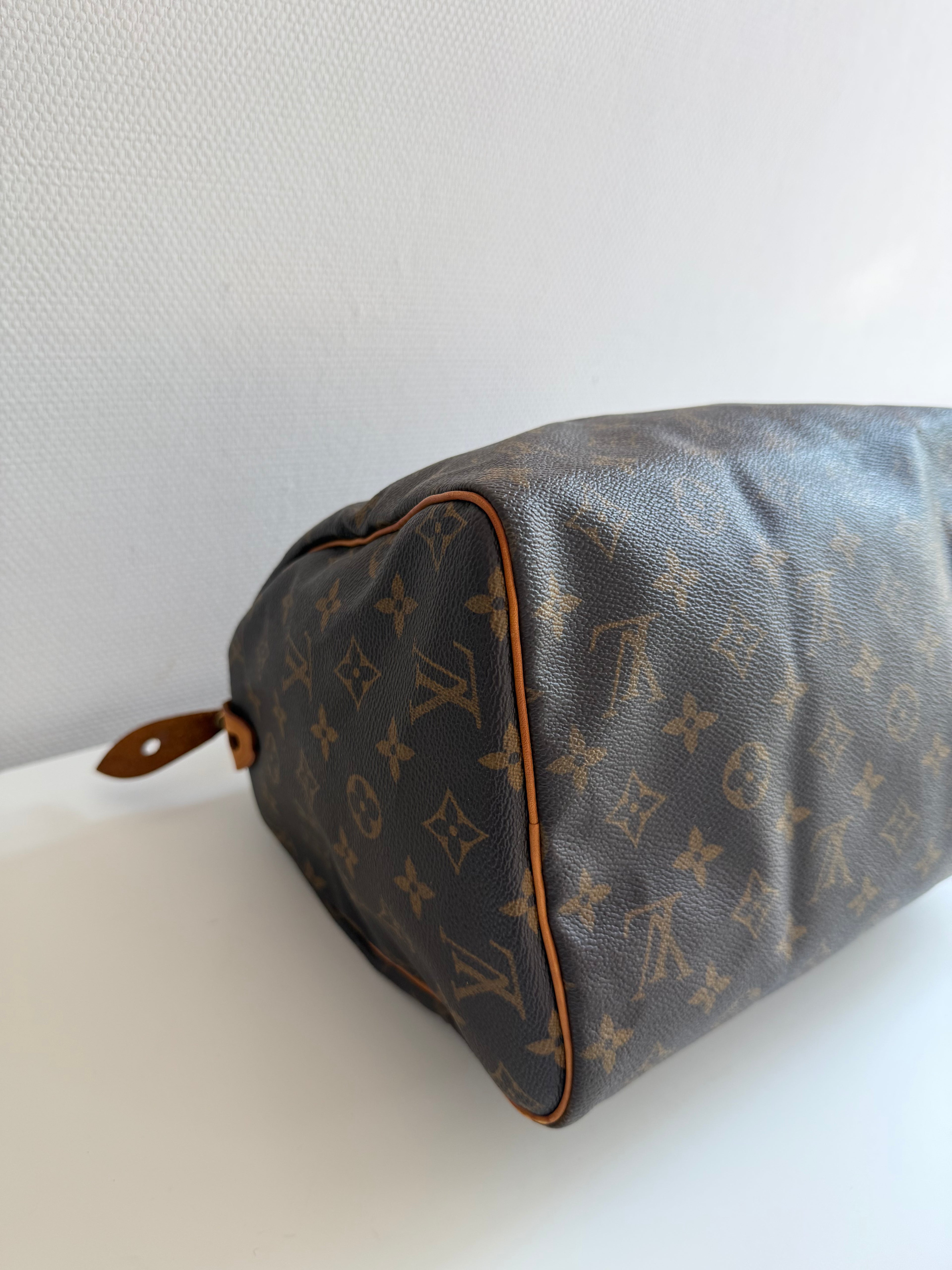 Speedy 30 en toile Monogram marron