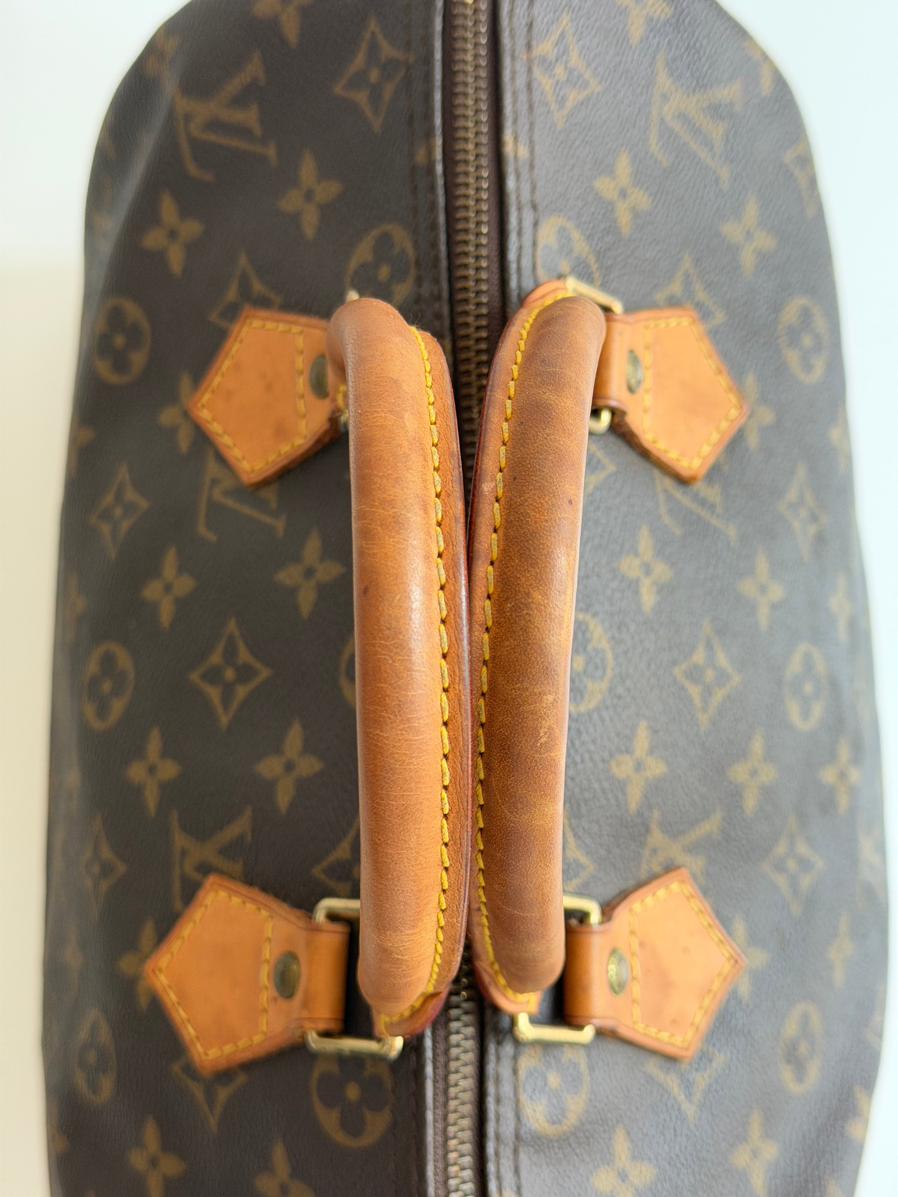 Speedy 30 en toile Monogram marron