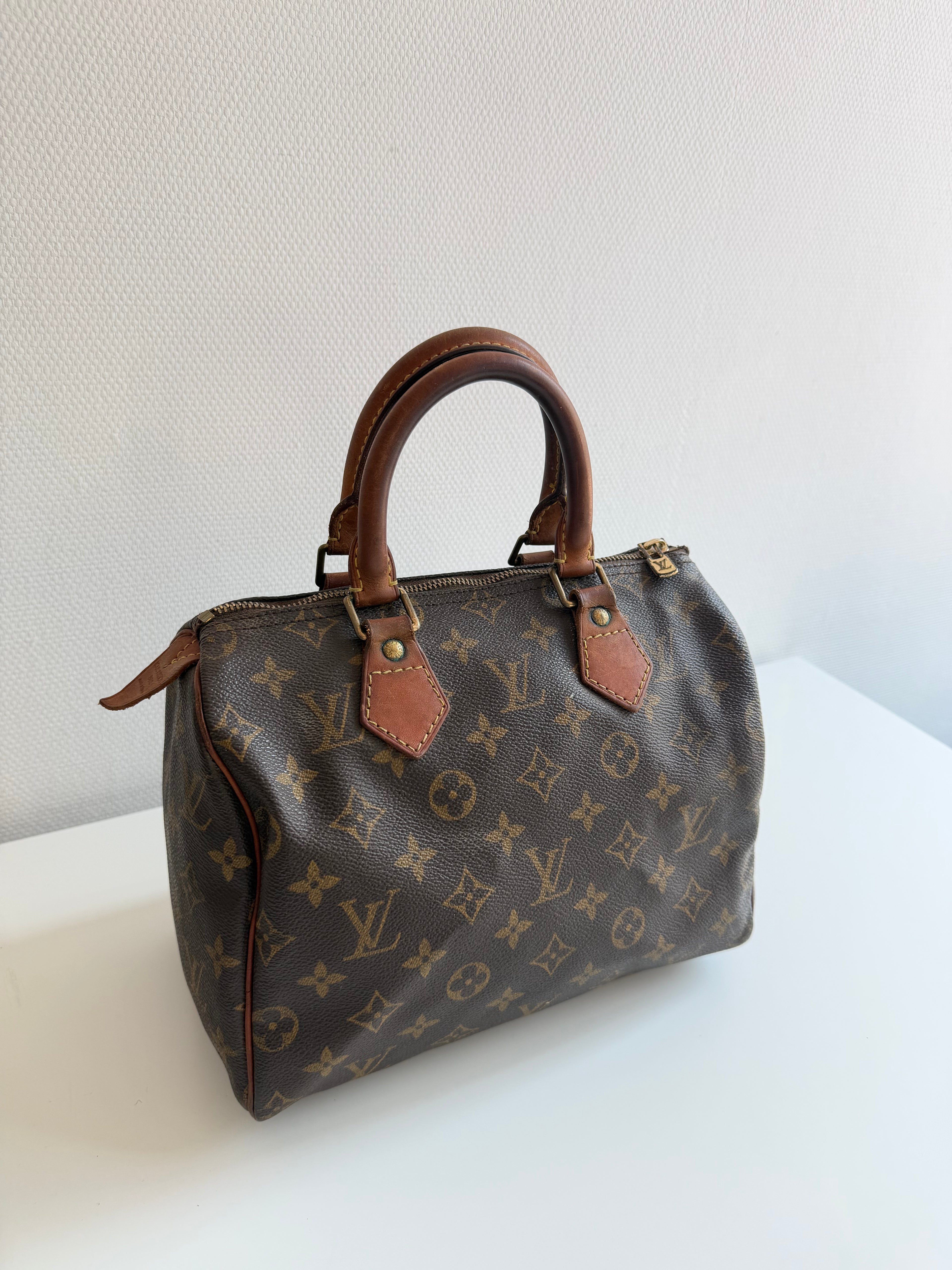 Speedy 25 en toile Monogram marron