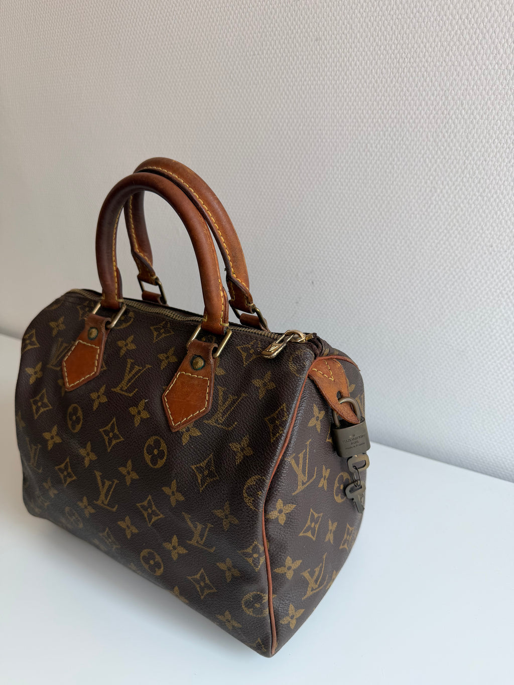 Speedy 25 en toile Monogram marron