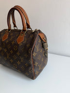 Speedy 25 en toile Monogram marron