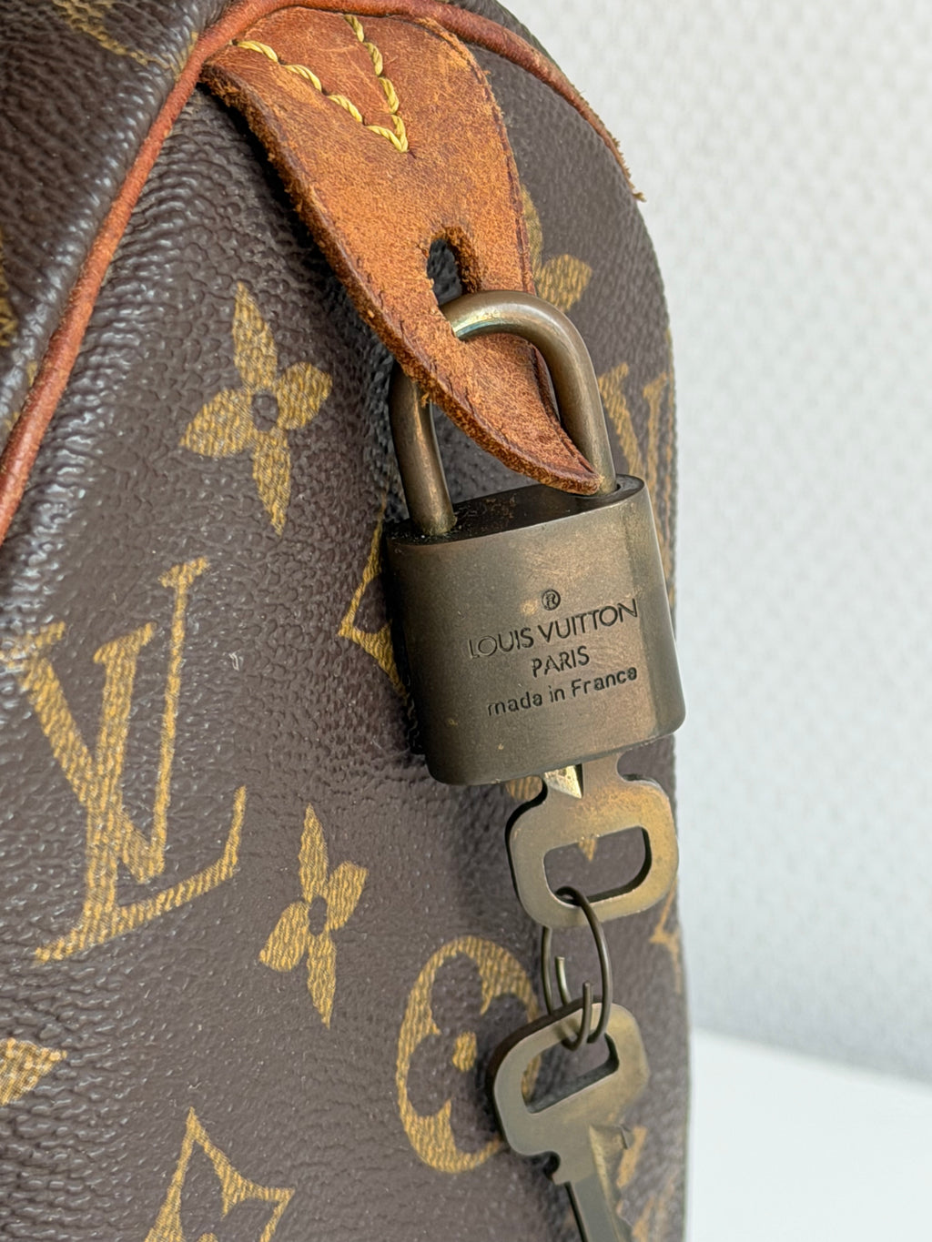 Speedy 25 en toile Monogram marron