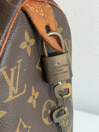 Speedy 25 en toile Monogram marron