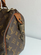Speedy 25 en toile Monogram marron
