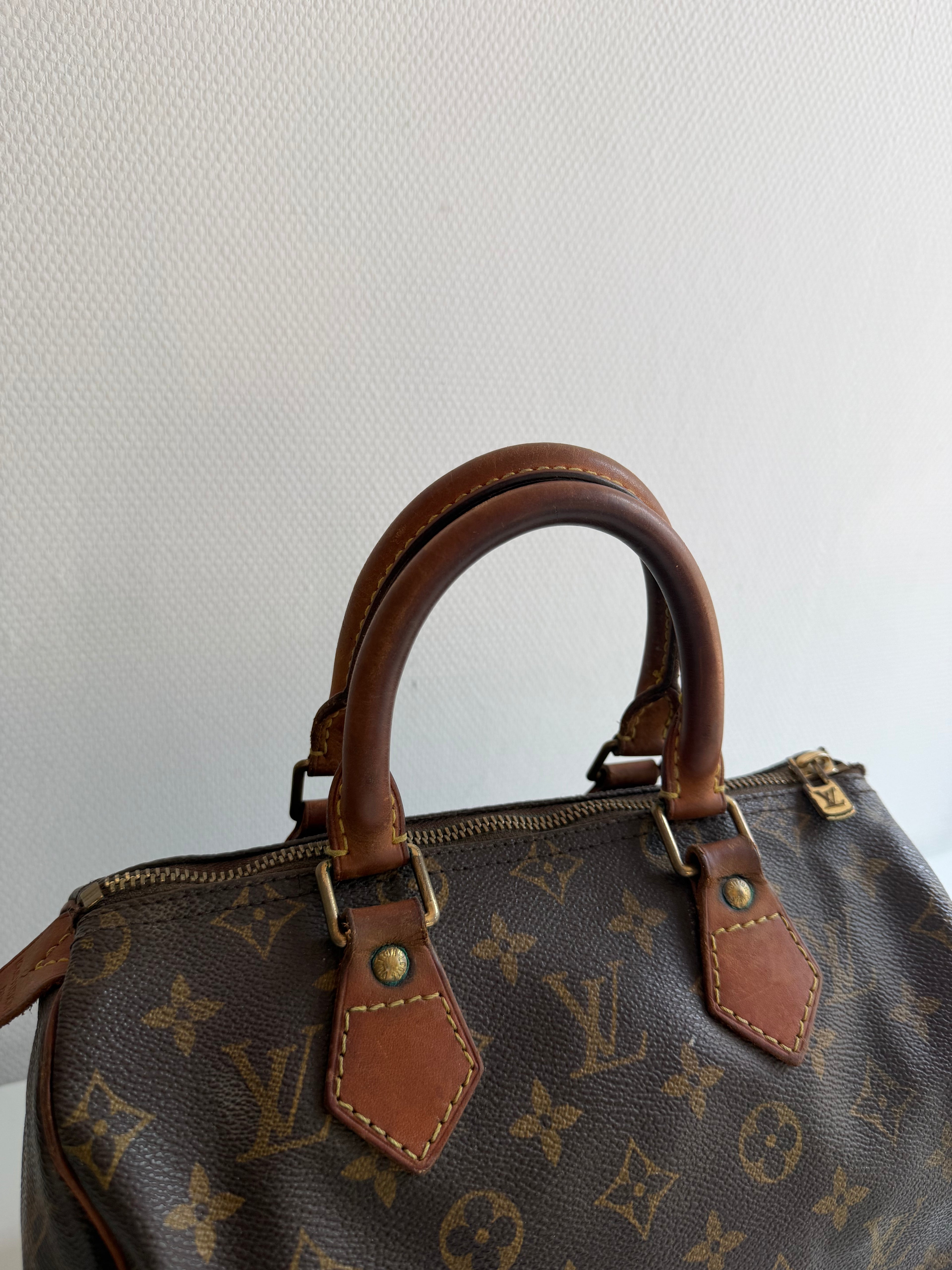 Speedy 25 en toile Monogram marron