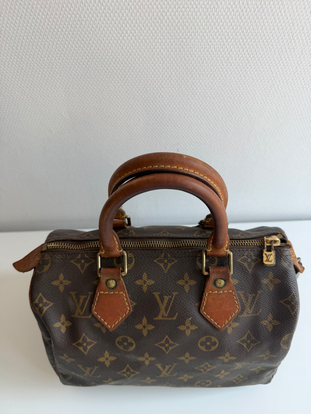 Speedy 25 en toile Monogram marron