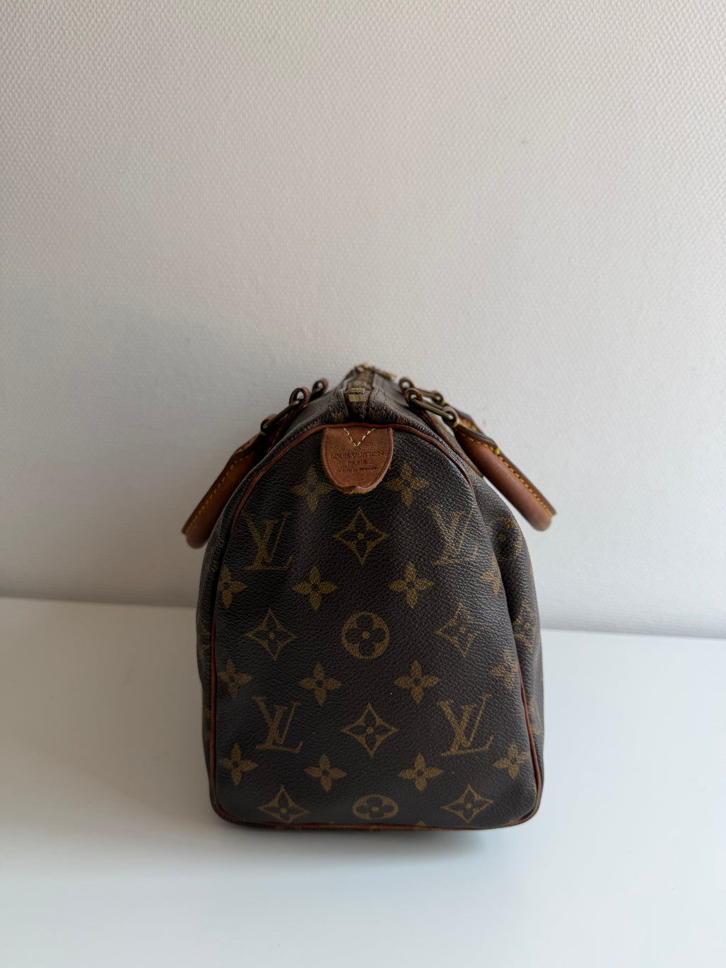 Speedy 25 en toile Monogram marron